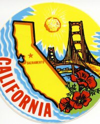 California Poppies Decal