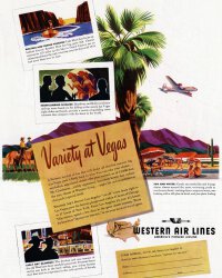 Western Airlines - Variety at Vegas