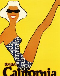 Southen California (Santa Fe Railroad Poster)