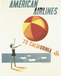 American Airlines to California