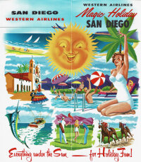 Western Airlines - Magic Holiday - San Diego